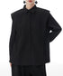 Wing Shoulder Corduroy Blouse